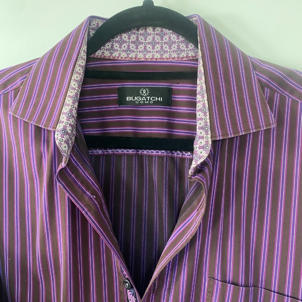 BUGATCHI MEN'S SHIRT - Picture 3 of 8